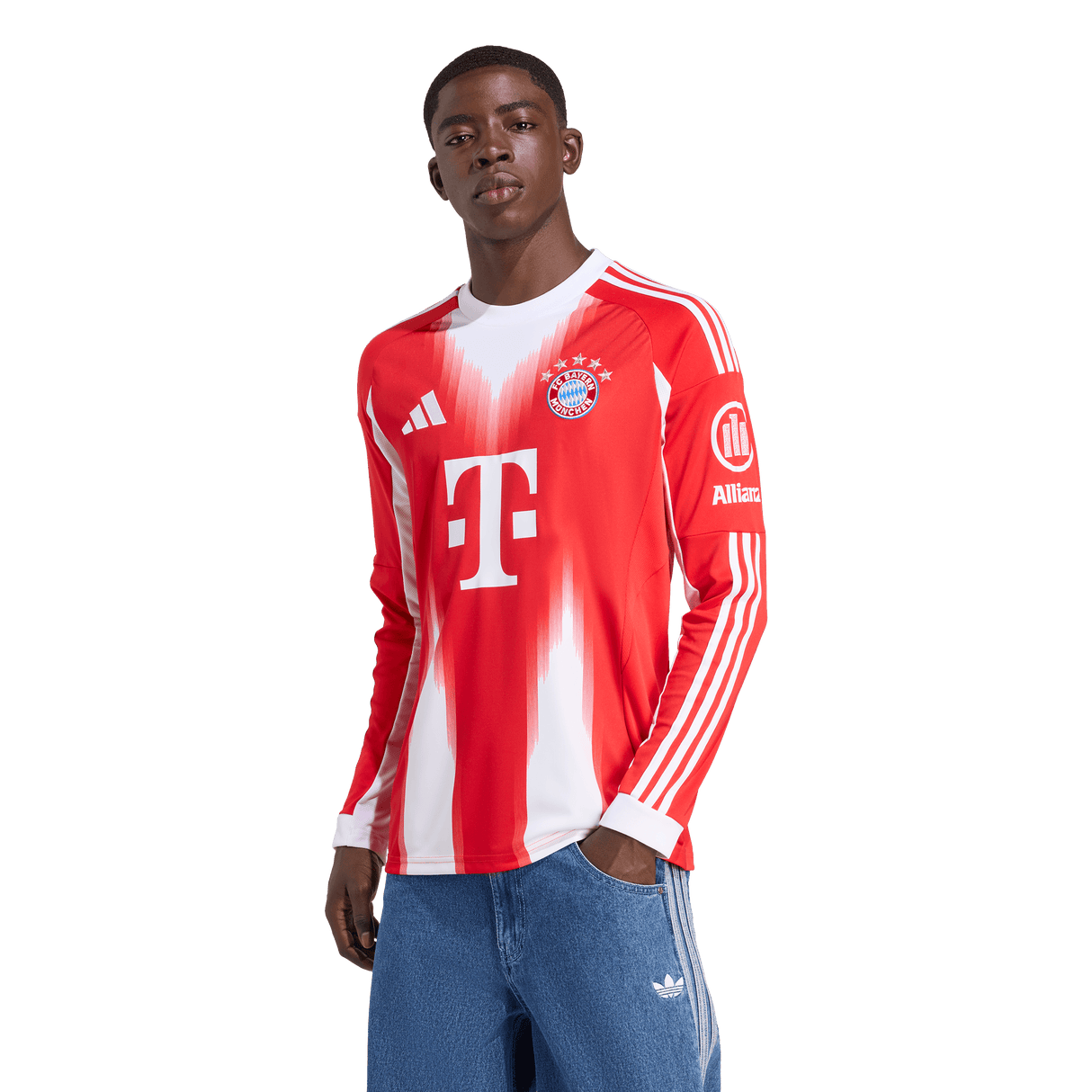 ADIDAS - Maglia Home 25/26 Long Sleeve Fc Bayern München - Uomo - Red - image 3