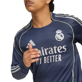 ADIDAS - Maglia A Manica Lunga Authentic Away 25/26 Real Madrid - Uomo - Blue - image 8