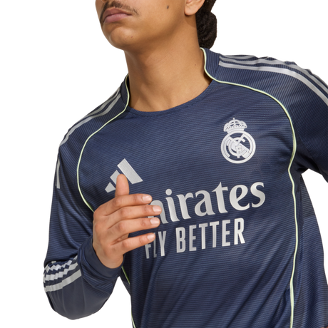 ADIDAS - Maglia A Manica Lunga Authentic Away 25/26 Real Madrid - Uomo - Blue - image 8