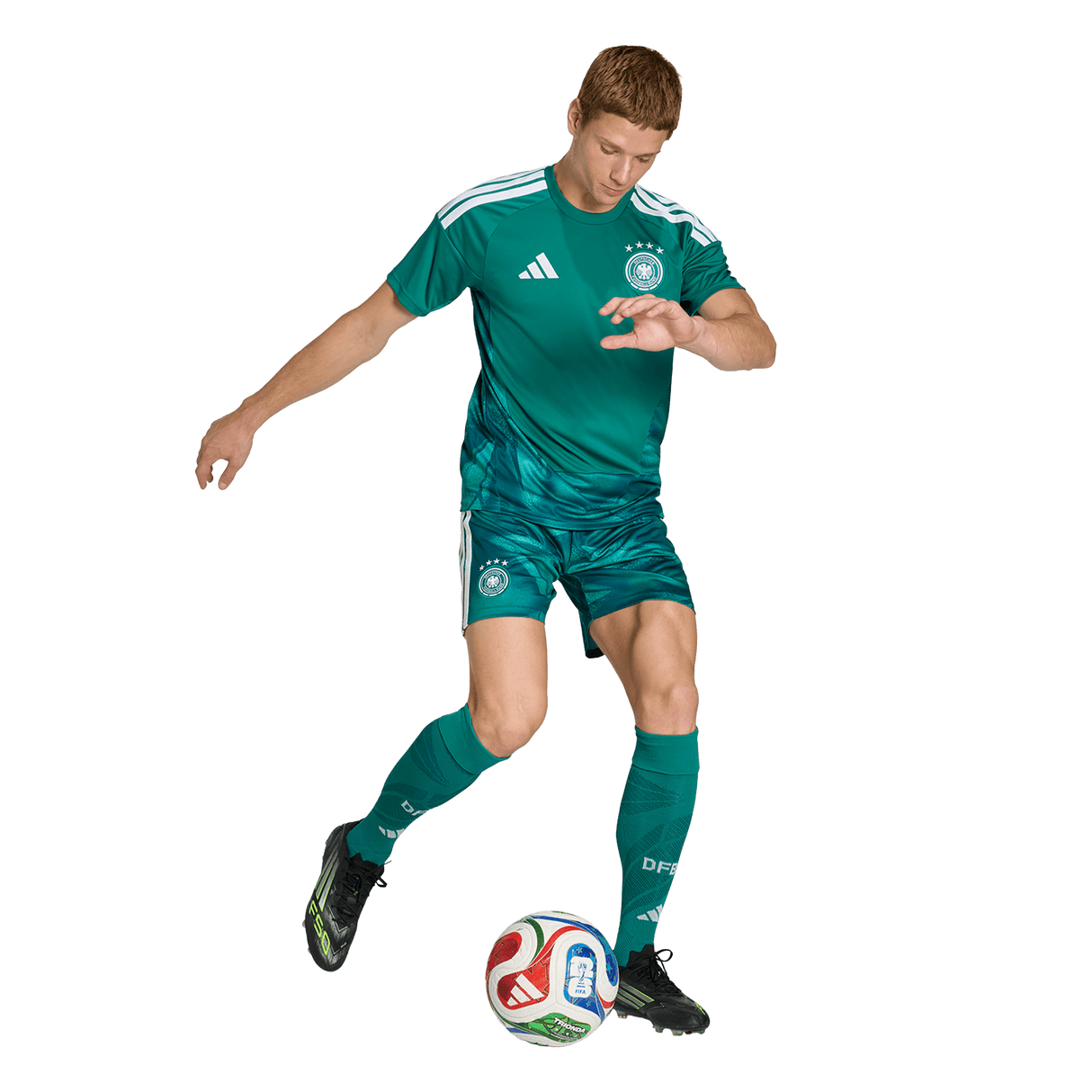 ADIDAS - Maglia Home Goalkeeper Germany 26 - Uomo - Green - image 5