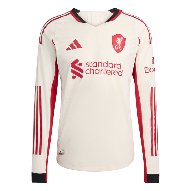 ADIDAS - Liverpool Fc 25/26 Away Authentic Jersey Longsleeve - Uomo - Black - image 1