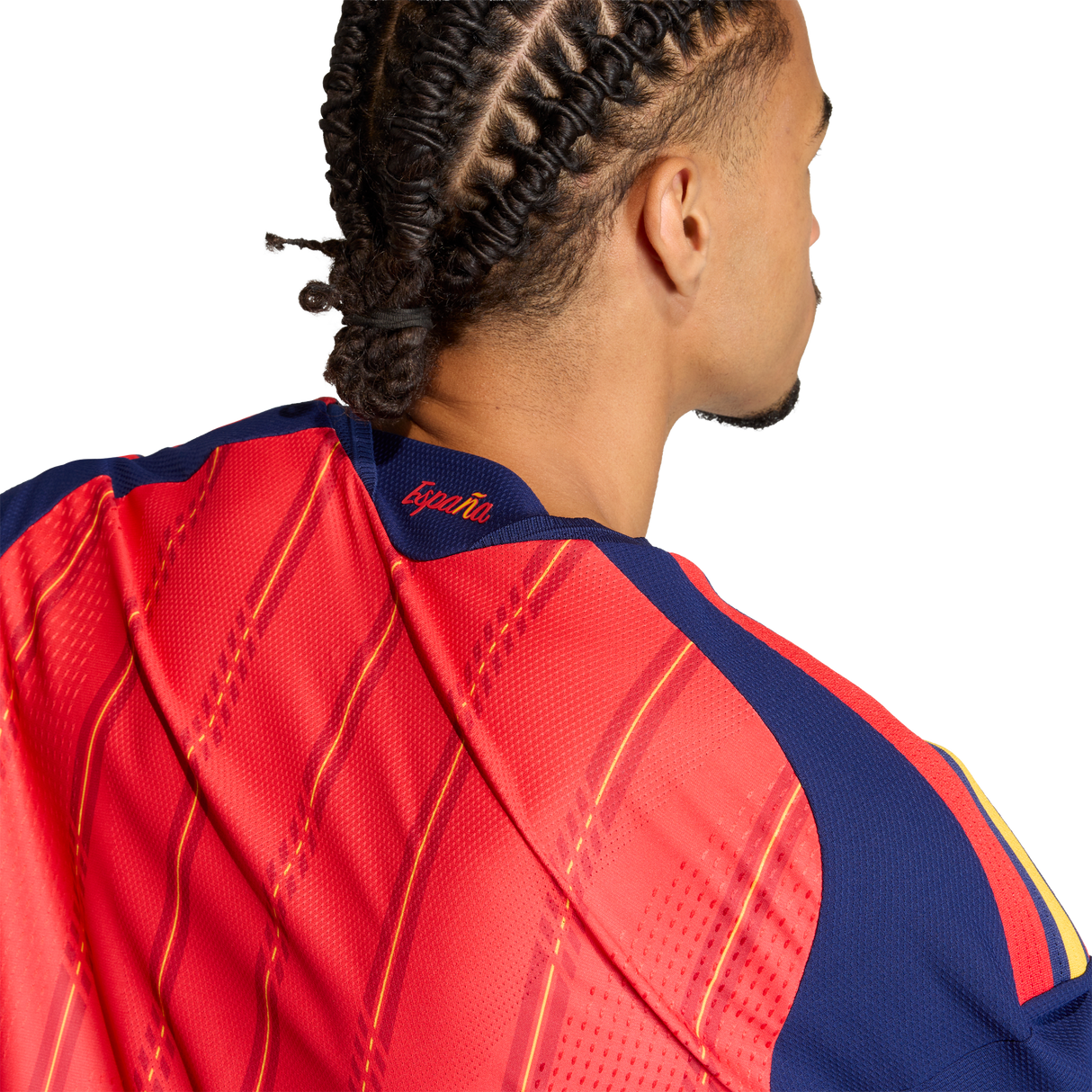 ADIDAS - Maglia Home Authentic Long Sleeve Spain 26 - Uomo - Red - image 7