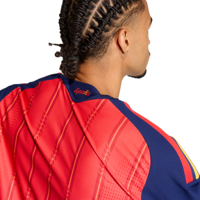 ADIDAS - Maglia Home Authentic Long Sleeve Spain 26 - Uomo - Red - image 7