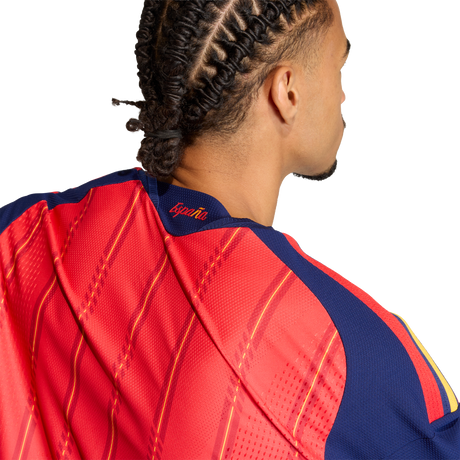 ADIDAS - Maglia Home Authentic Long Sleeve Spain 26 - Uomo - Red - image 7