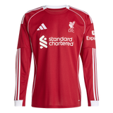 ADIDAS - Liverpool Fc 25/26 Home Jersey Longsleeve - Uomo - Black - image 1