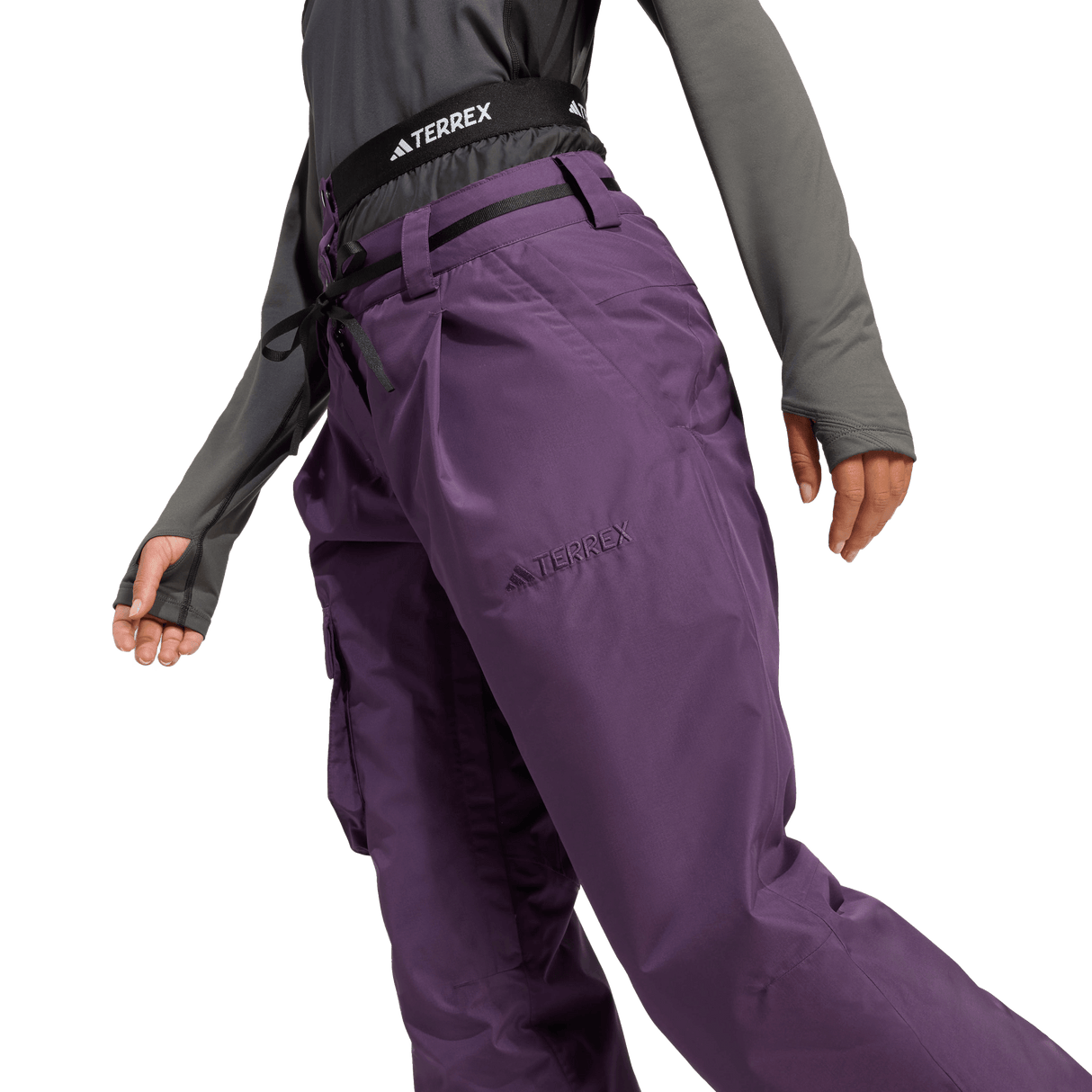 ADIDAS - Pantaloni Isolanti TERREX Xploric 2 Layer CLIMAPROOF - Donna - Purple - image 6
