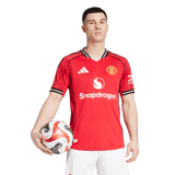 ADIDAS - Maglia Home Authentic Manchester United Fc 25/26 - Uomo - Red - image 3