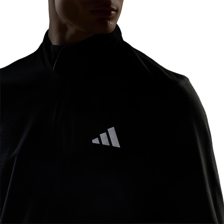 ADIDAS - Adi365 Running Half Zip CLIMAWARM+ Mid Long Sleeve - Uomo - Black - image 7