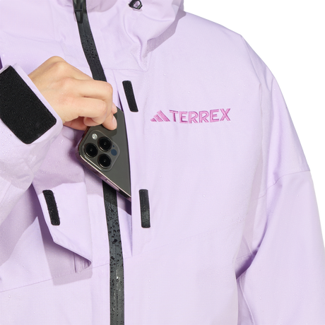 ADIDAS - Giacca TERREX Xploric 2 Layer Insulated CLIMAPROOF - Donna - Purple - image 7