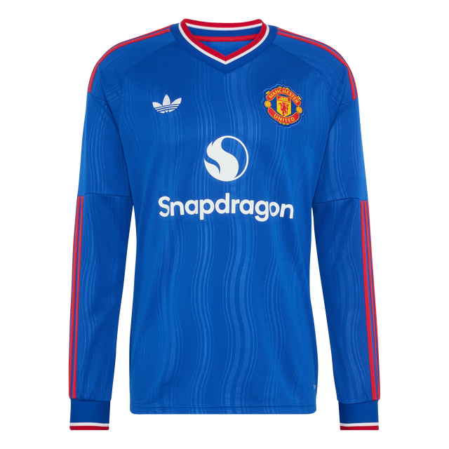 ADIDAS - Manchester United 26/27 Away Jersey Long Sleeve - Uomo - Blue - image 1