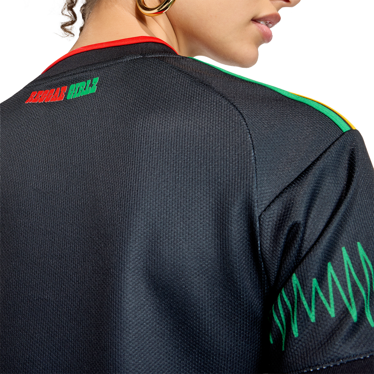 ADIDAS - Maglia Da Trasferta X Bob Marley Giamaica 26 - Donna - Black - image 7