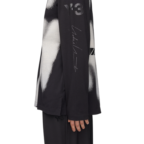 ADIDAS - Y-3 Mercedes - Amg Petronas Formula 1 Team Yohji Graphic Long Sleeve Tee - Black - image 8