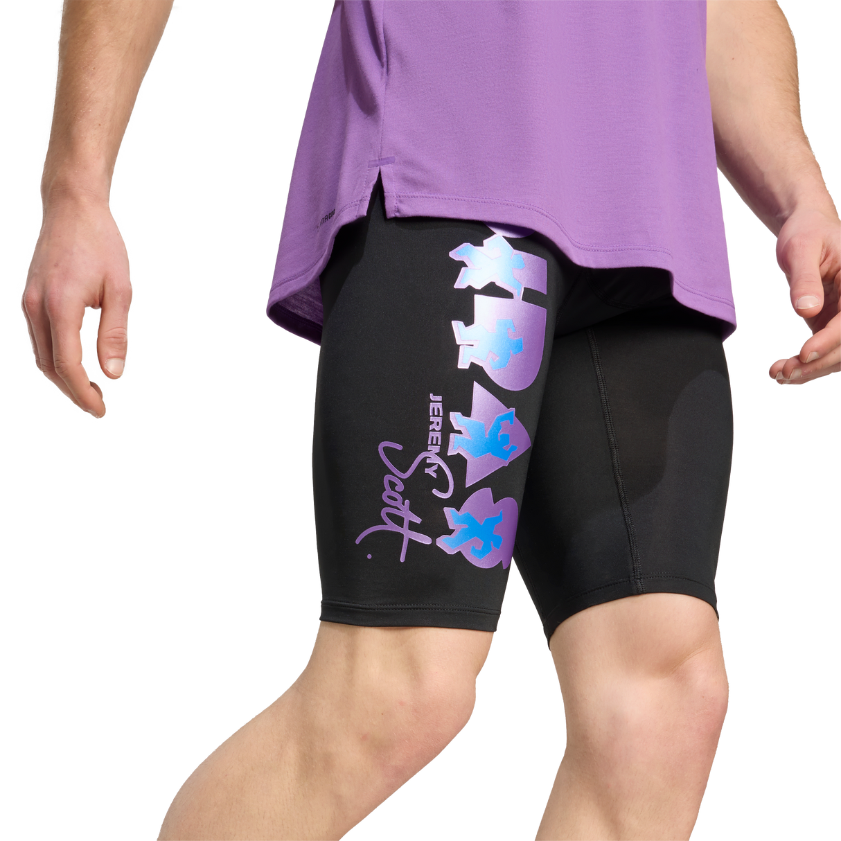 ADIDAS - Short Da Bicicletta Adidas X Jeremy Scott - Uomo - Black - image 6