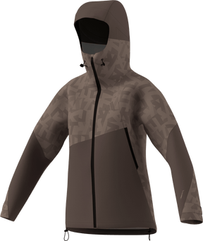 ADIDAS - TERREX Xperior Pro PRIMEKNIT CLIMAPROOF Jacket - Donna - Brown - image 1