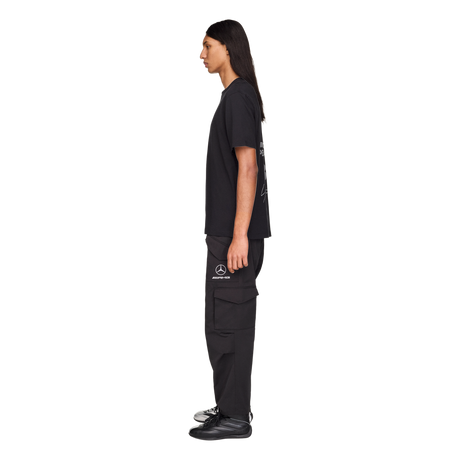 ADIDAS - Y-3 Mercedes - Amg Petronas Formula 1 Team Logo Stack Short Sleeve Tee - image 4