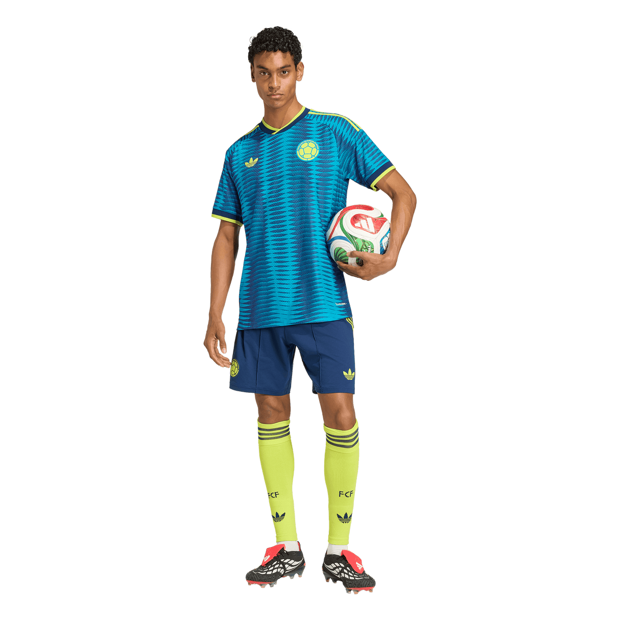 ADIDAS - Colombia 26 Away Authentic Jersey - Uomo - Turquoise - image 6