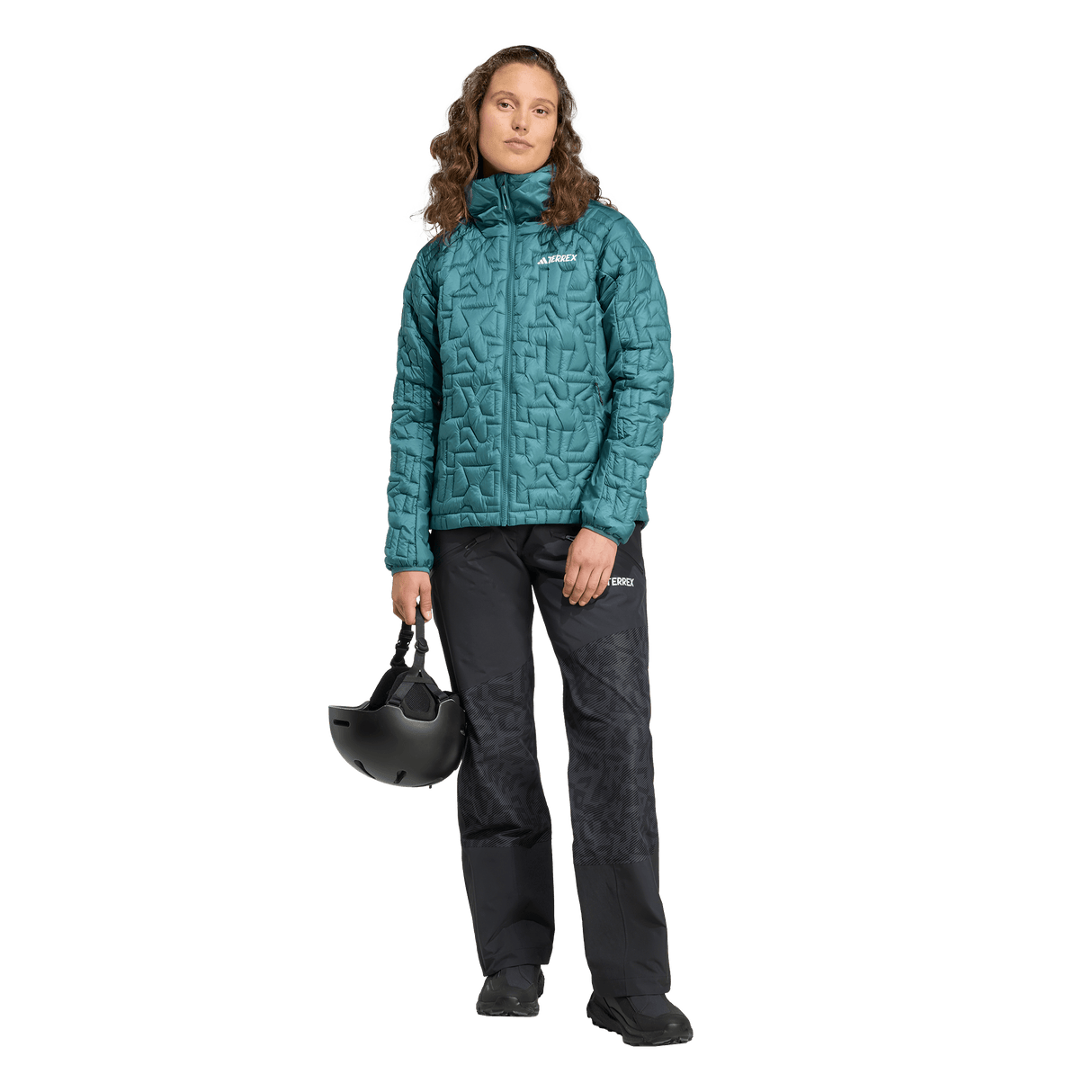 ADIDAS - TERREX Xperior Hybrid PRIMEKNIT CLIMAPROOF Pants - Donna - Black - image 5