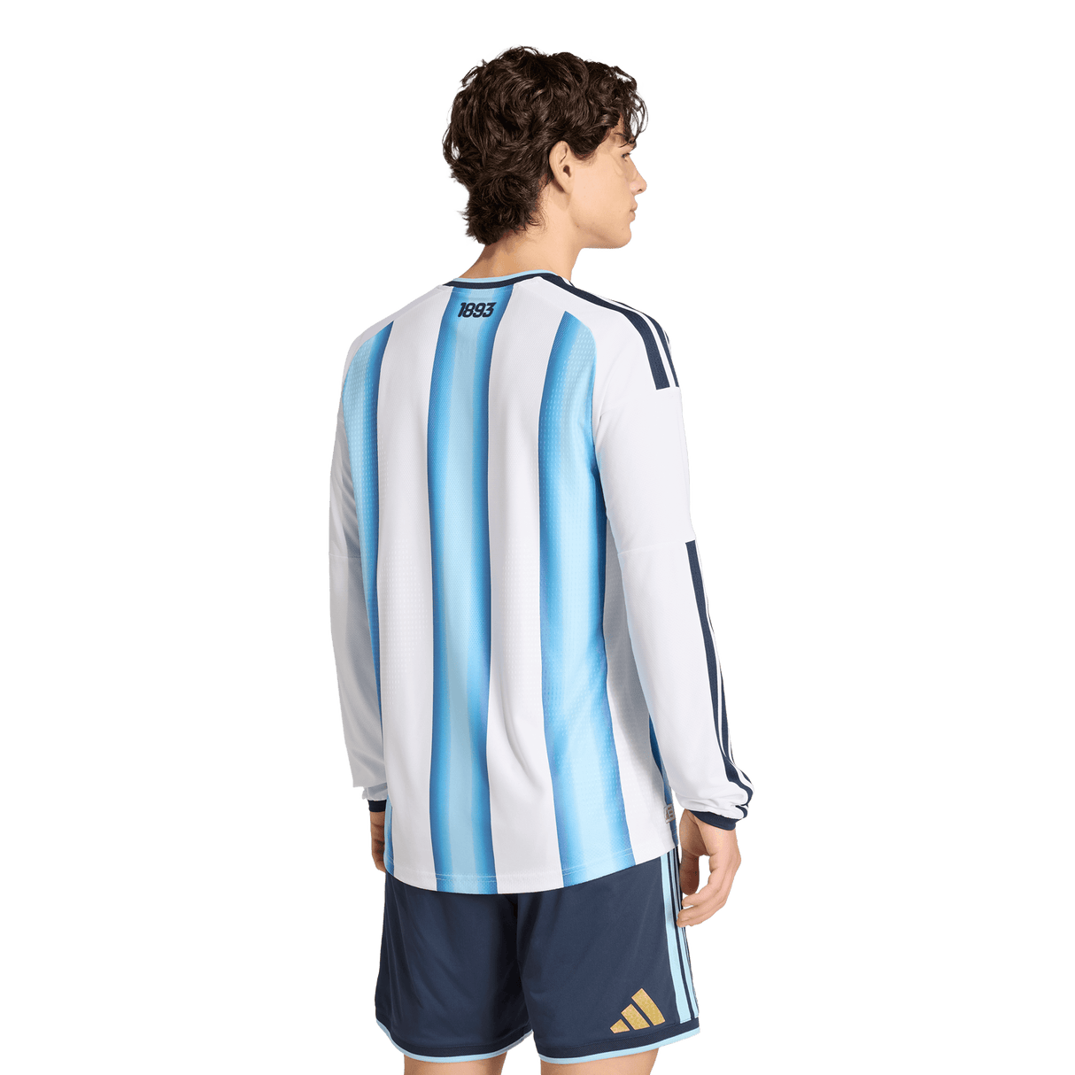 ADIDAS - Maglia Home Authentic Argentina 26 A Maniche Lunghe - Uomo - White - image 4