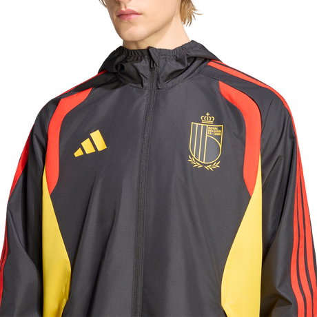 ADIDAS - Belgium 26 Tiro All Weather Jacket - Uomo - Black - image 2