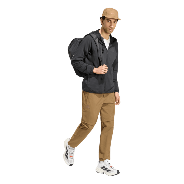 ADIDAS - TERREX Xperior CLIMAWARM+ Ventknit Fleece Hooded Jacket - Uomo - Black - image 6