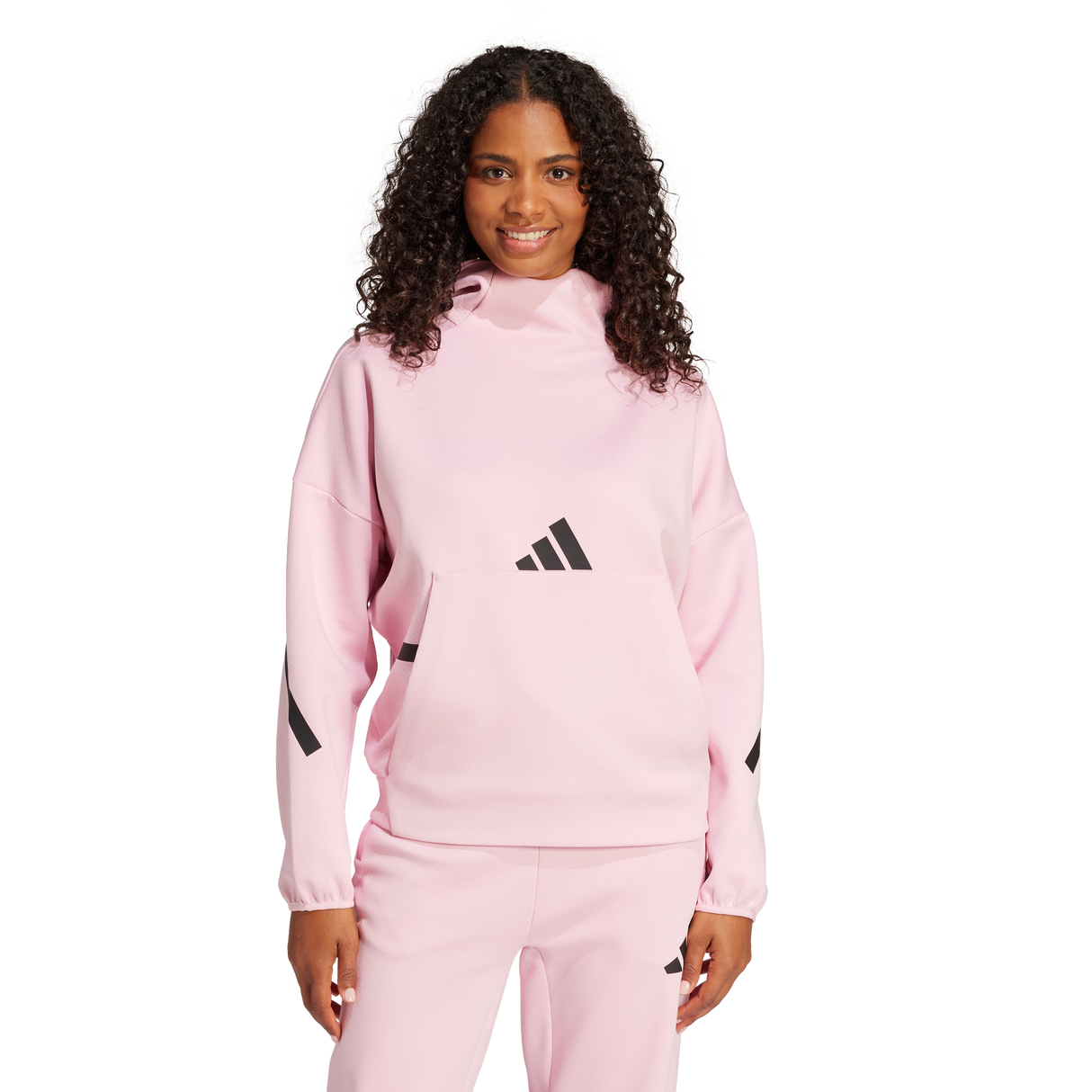 ADIDAS - Felpa Adidas Z.N.E. Hooded - Donna - Pink - image 2