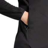 ADIDAS - TERREX Techrock CLIMAWARM+ Wind Hooded Fleece Jacket - Donna - Black - image 7