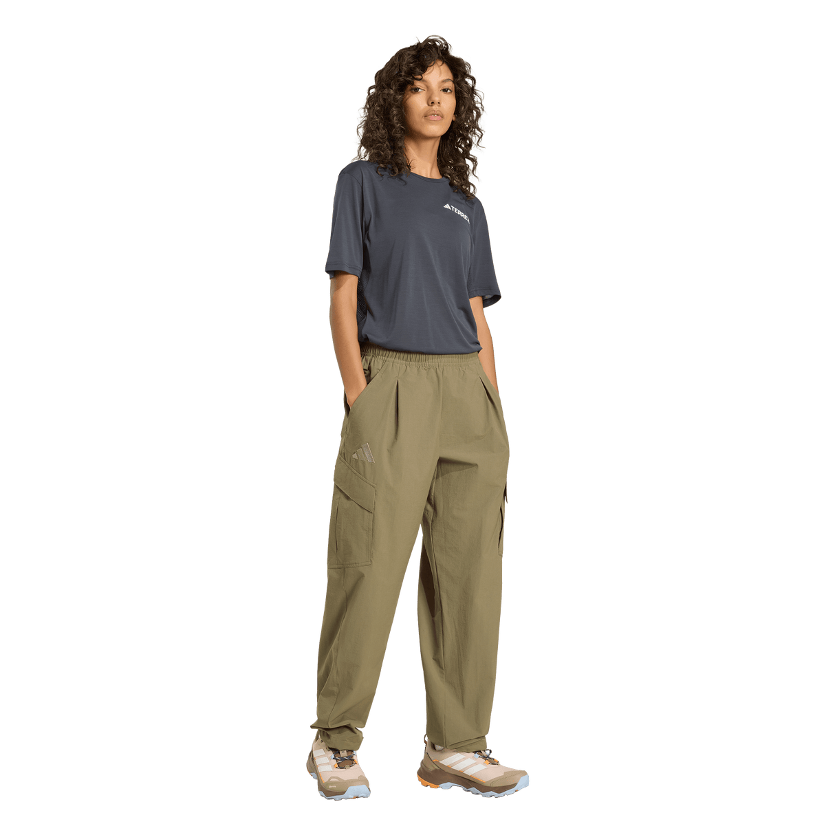 ADIDAS - TERREX Xploric Clima365 Cargo Pants - Donna - Green - image 4