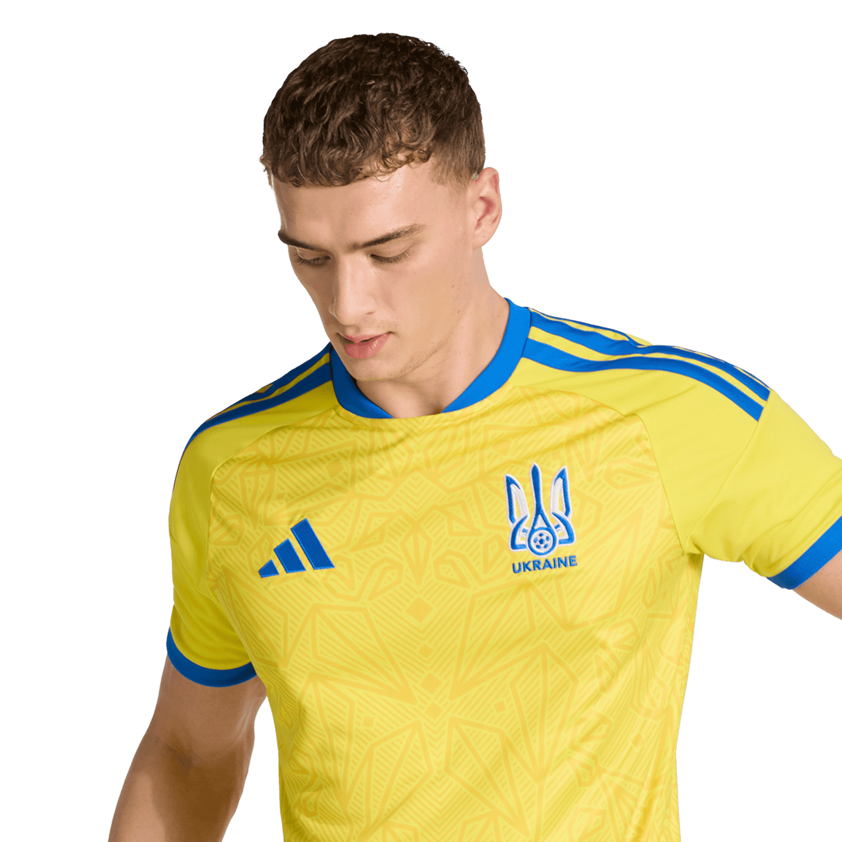 ADIDAS - Maglia Home Ukraine 26 - Uomo - Yellow - image 7
