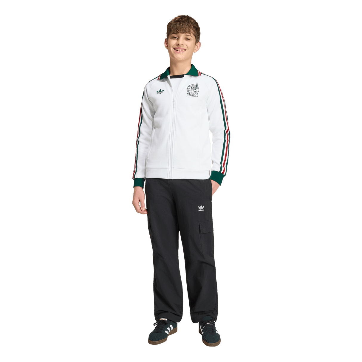 ADIDAS - Mexico Away Anthem Jacket Kids - White - image 4
