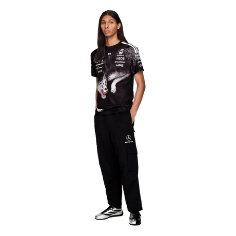 ADIDAS - Y-3 Mercedes - Amg Petronas Formula 1 Team Driver Short Sleeve Jersey - Black - image 5