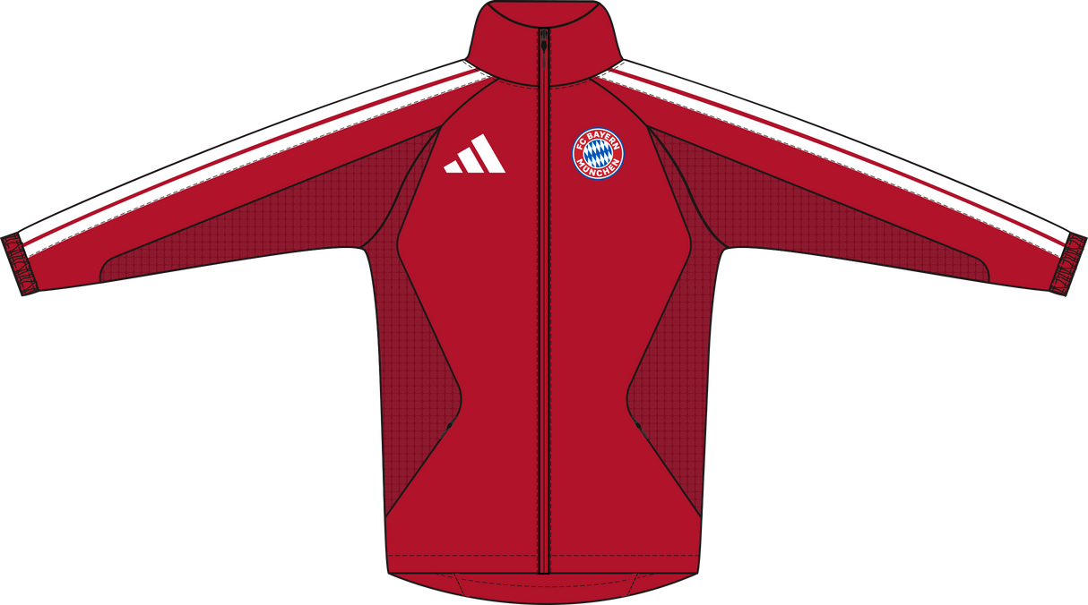 ADIDAS - Fc Bayern Muenchen Home Anthem Jacket - Donna - Red - image 1