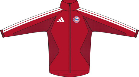 ADIDAS - Fc Bayern Muenchen Home Anthem Jacket - Donna - Red - image 1
