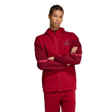 ADIDAS - Z.N.E. Full Zip - Uomo - Red - image 2
