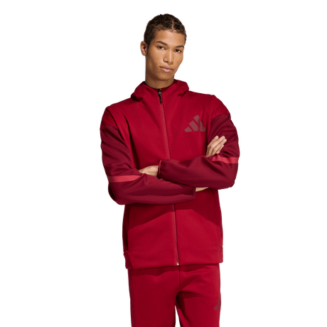 ADIDAS - Z.N.E. Full Zip - Uomo - Red - image 2