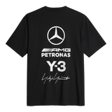 ADIDAS - Y-3 Mercedes - Amg Petronas Formula 1 Team Logo Stack Short Sleeve Tee - image 10