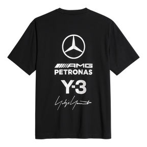 ADIDAS - Y-3 Mercedes - Amg Petronas Formula 1 Team Logo Stack Short Sleeve Tee - image 10