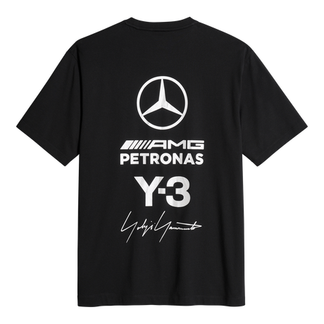 ADIDAS - Y-3 Mercedes - Amg Petronas Formula 1 Team Logo Stack Short Sleeve Tee - image 10