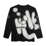 ADIDAS - Y-3 Mercedes - Amg Petronas Formula 1 Team Yohji Graphic Long Sleeve Tee - Black - image 10