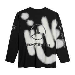 ADIDAS - Y-3 Mercedes - Amg Petronas Formula 1 Team Yohji Graphic Long Sleeve Tee - Black - image 10
