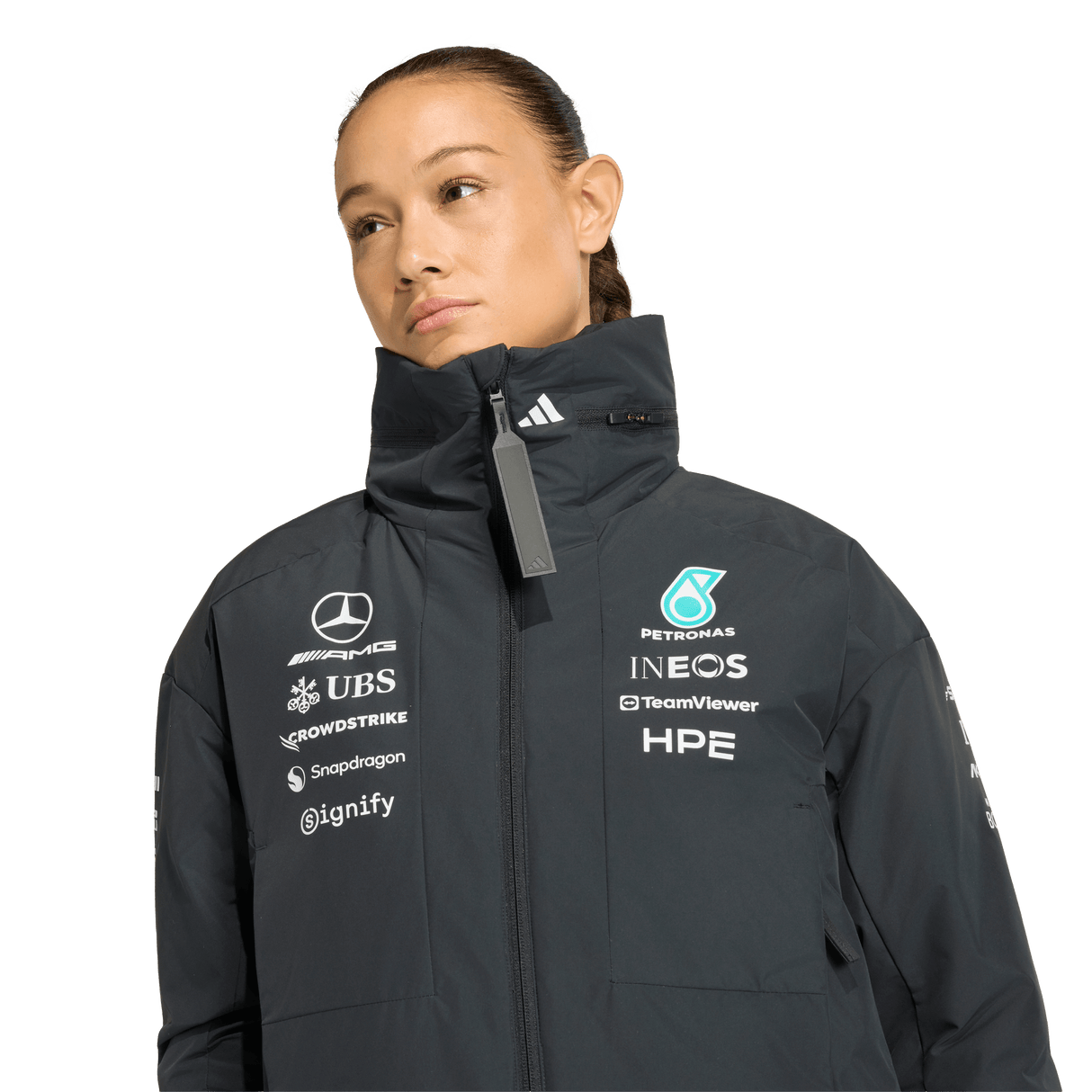 ADIDAS - Giacca Mercedes-Amg Petronas Formula 1 Team Engineers - Donna - Black - image 6