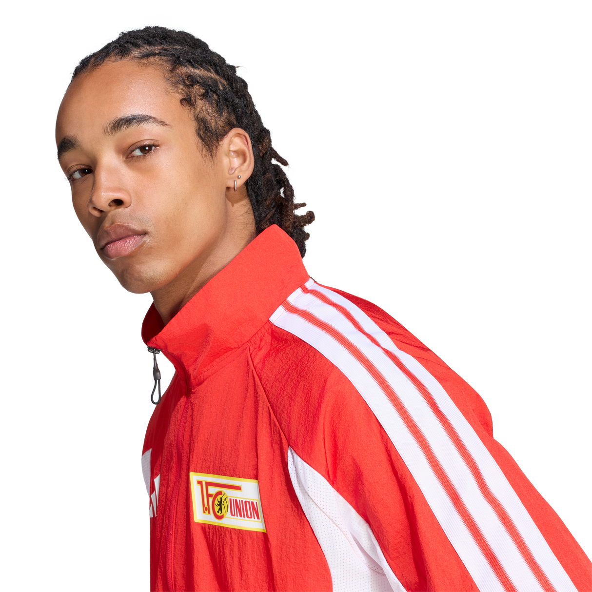 ADIDAS - Union Berlin Home Anthem Jacket - Uomo - Red - image 6