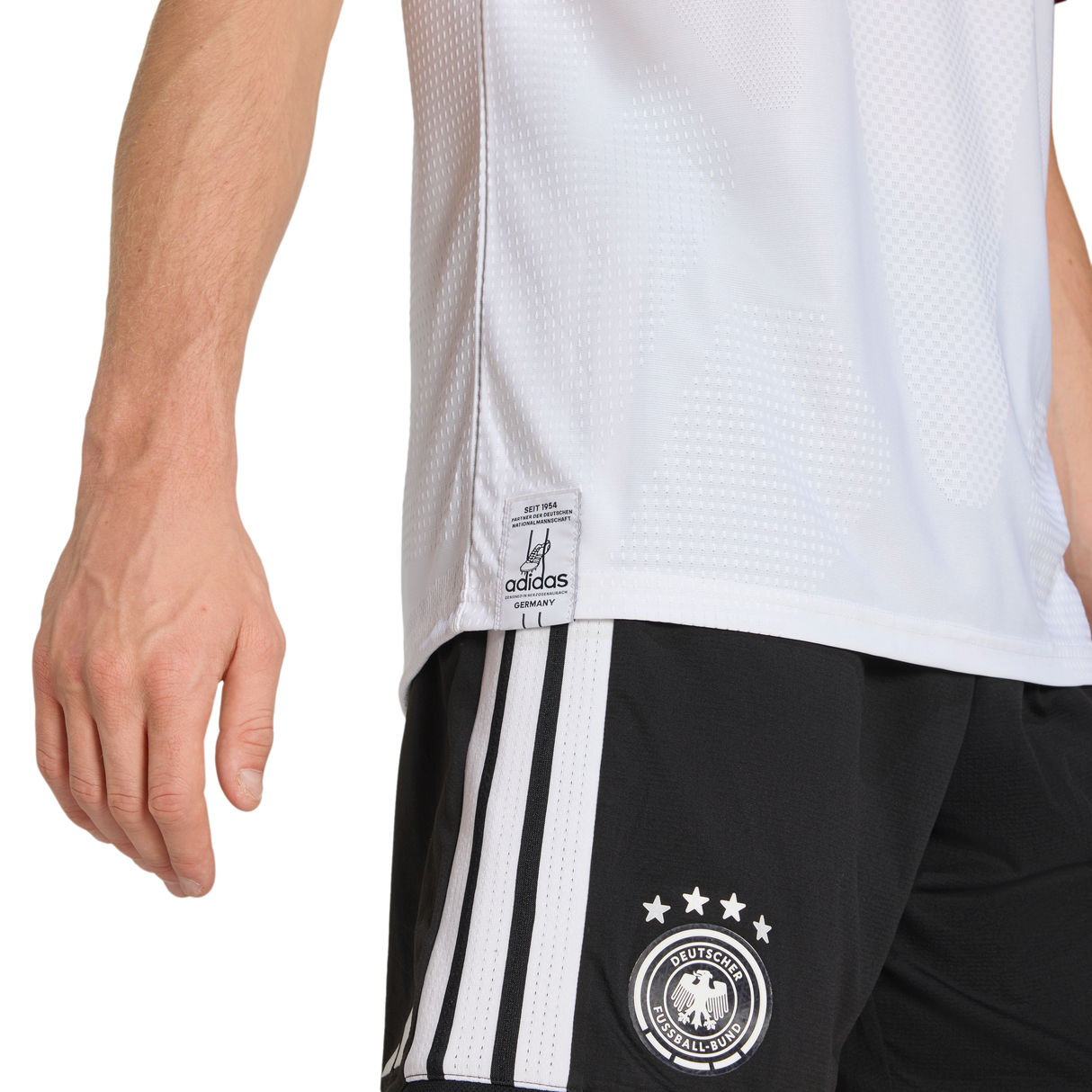 ADIDAS - Maglia Home Authentic Germany 26 - Uomo - White - image 7