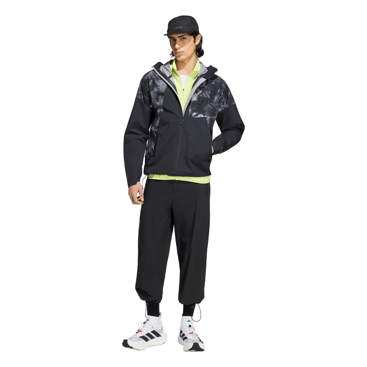 ADIDAS - TERREX Xperior 2.5 Layer Hybrid PRIMEKNIT Spray Dye CLIMAPROOF Jacket - Uomo - Black - image 5