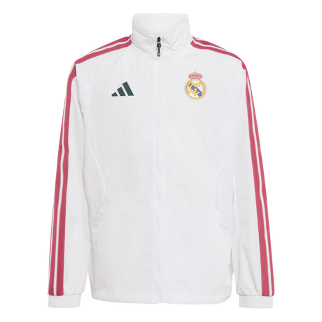 ADIDAS - Real Madrid Home Anthem Jacket Kids - White - image 1