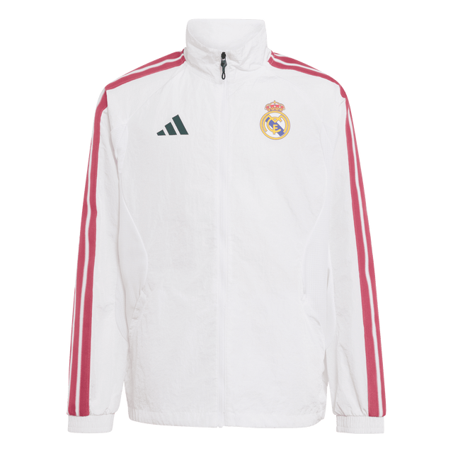 ADIDAS - Real Madrid Home Anthem Jacket Kids - White - image 1