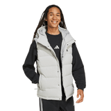ADIDAS - Gilet In Piumino Con Cappuccio Helionic CLIMAWARM - Uomo - Grey - image 4
