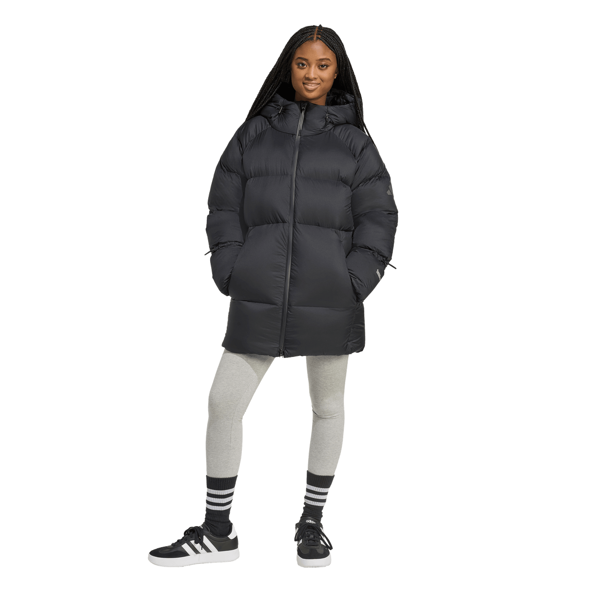 ADIDAS - Myshelter CLIMAWARM Down Parka - Donna - Black - image 2