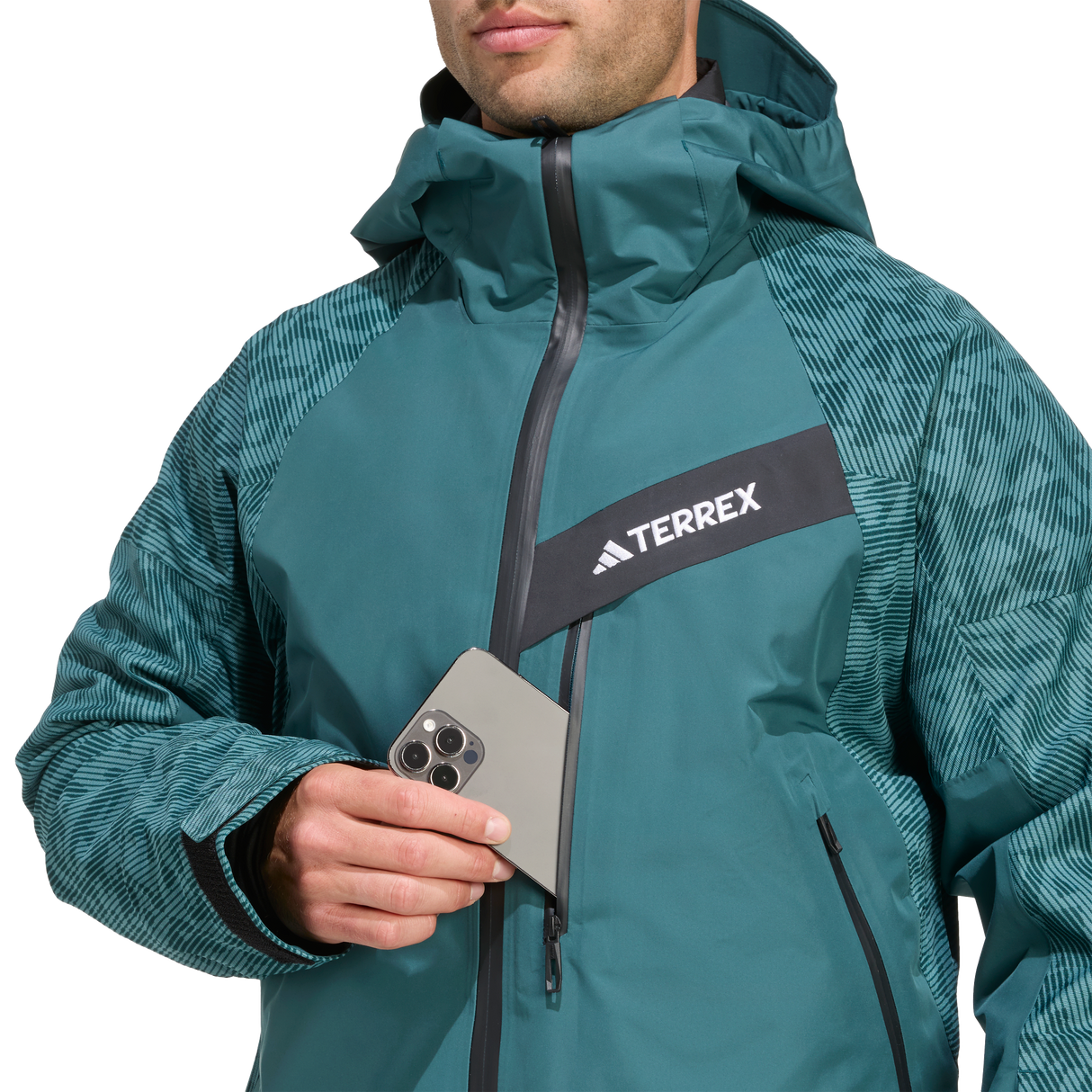 ADIDAS - TERREX Techrock Hybrid PRIMEKNIT CLIMAPROOF+ Jacket - Uomo - image 16