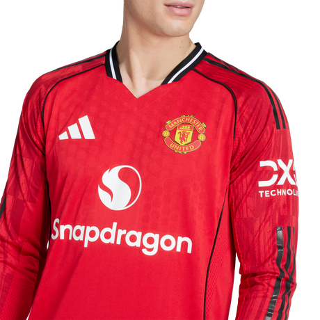 ADIDAS - Maglia Manchester United 25/26 Manica Lunga Home Authentic - Uomo - Red - image 6