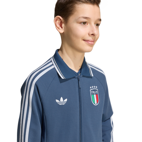 ADIDAS - Italy Away Anthem Jacket Kids - Blue - image 5